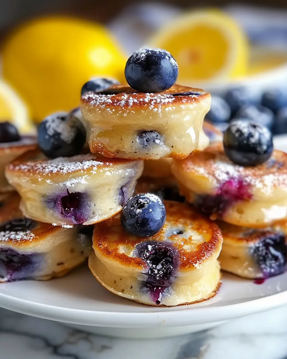 Blueberry Lemon Pancake Bites: Easy, Delicious Breakfast Treats