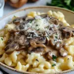 Authentic German Spaetzle with Mushroom Sauce Recipe