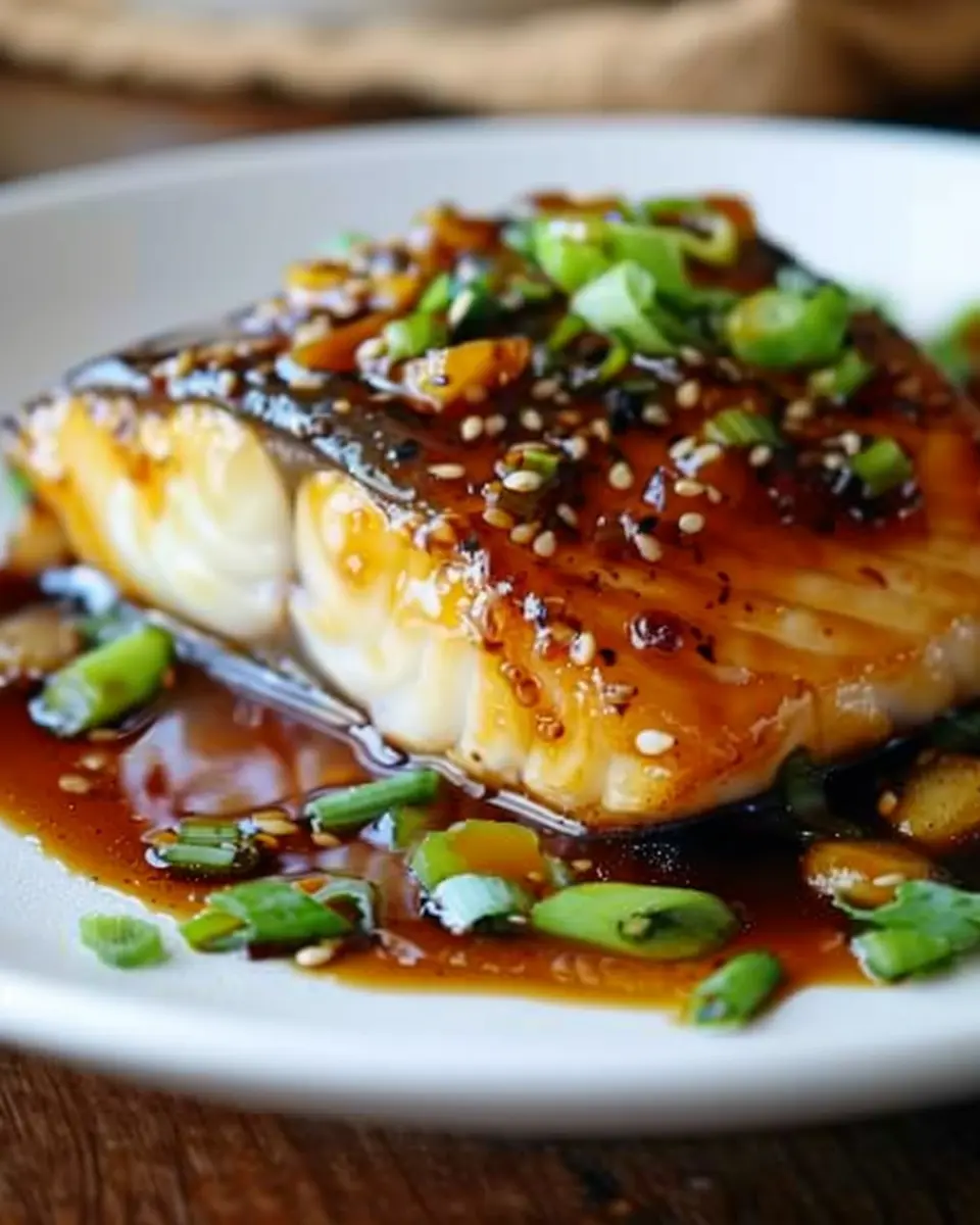 Flavor-Packed Ginger Soy Glazed Cod: A Quick Dinner Delight