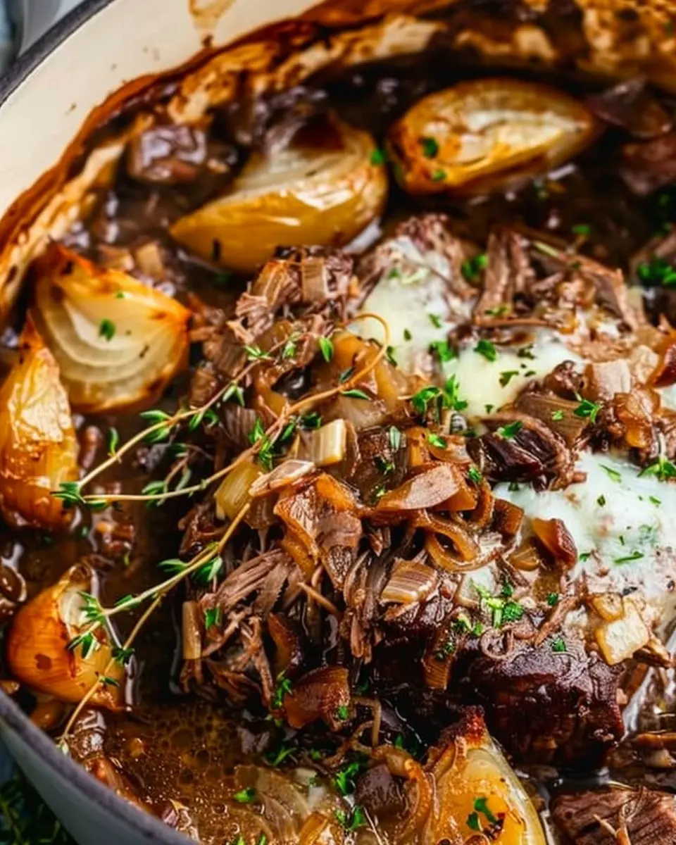 French Onion Pot Roast: Juicy Comfort Food for Family Gatherings