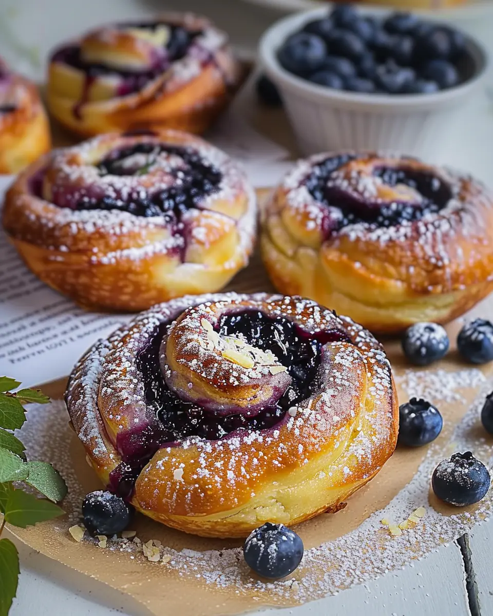 Wild Blueberry Ricotta Sweet Buns: Easy Indulgence for Everyone