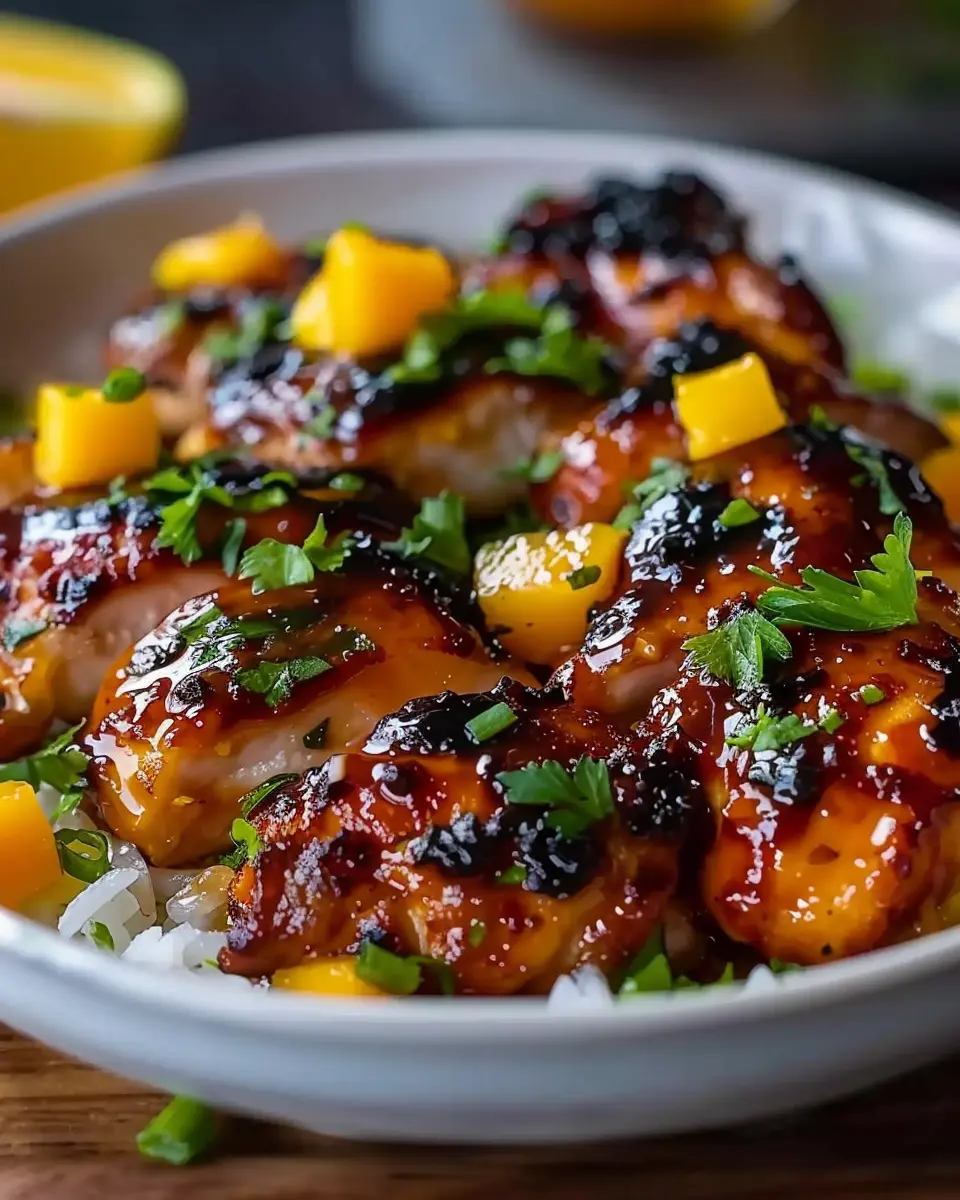Sweet Savory Asian Mango Glazed Chicken: Your Best Homemade Delight