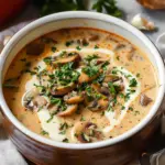 Creamy Hungarian Mushroom Soup