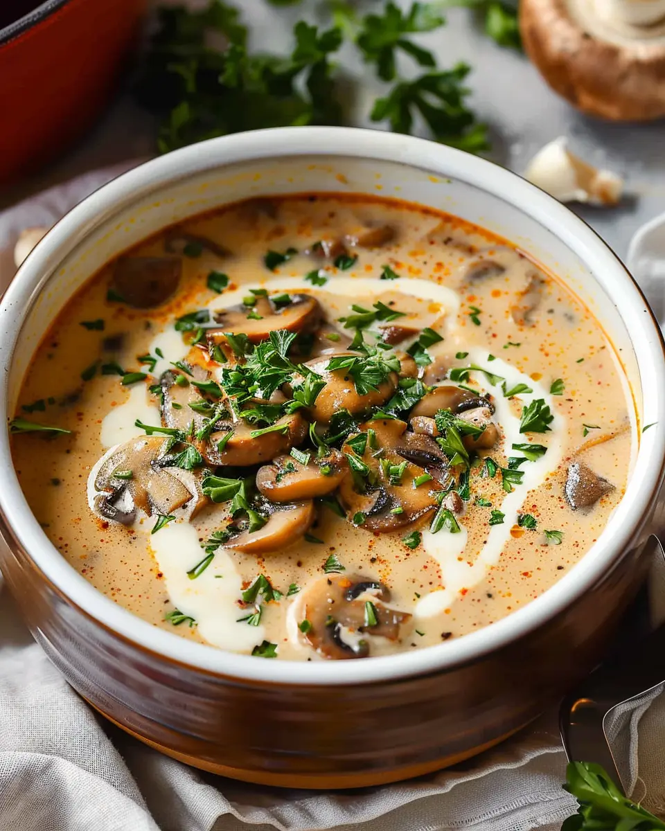 Creamy Hungarian Mushroom Soup: The Best Comfort Food Delight
