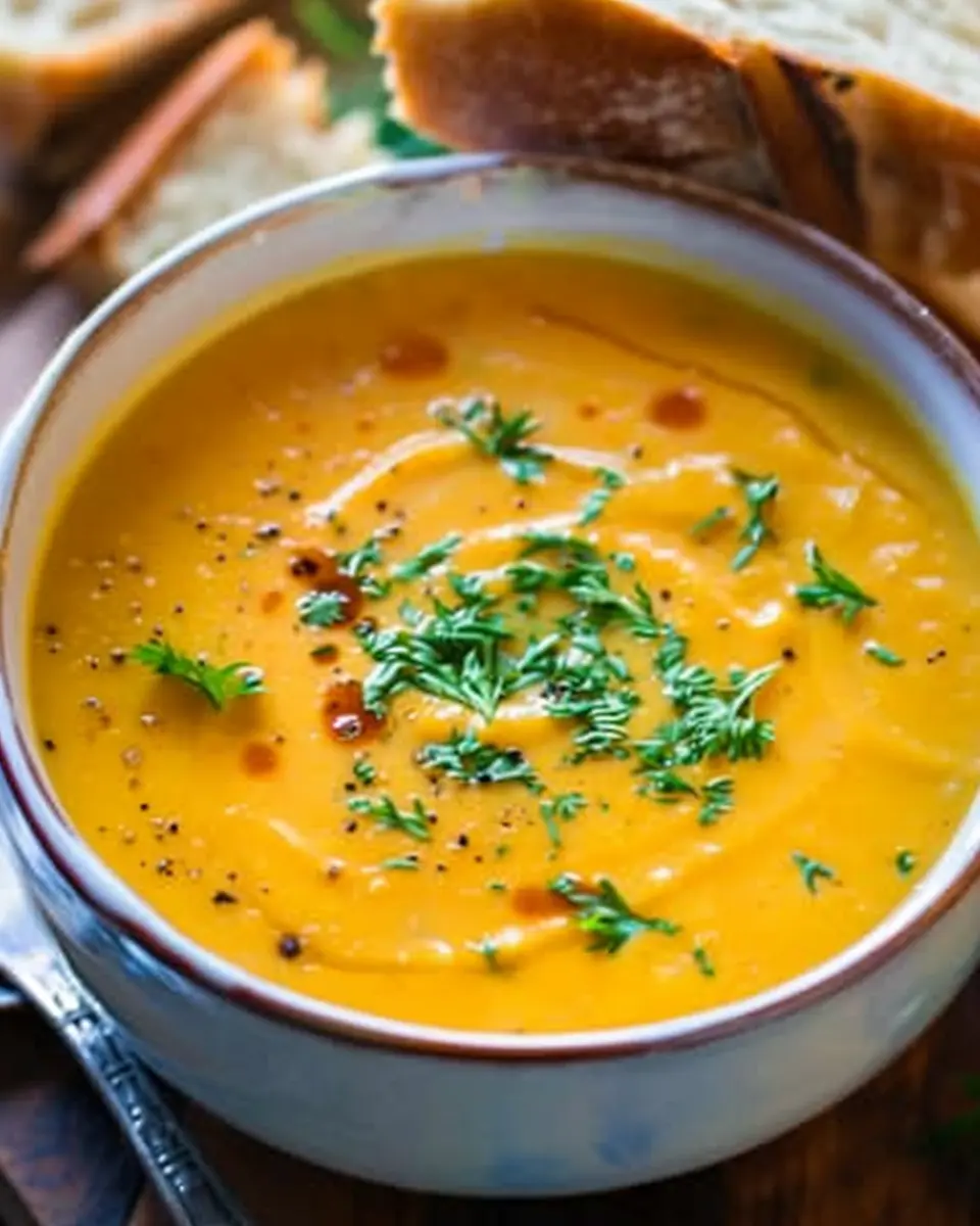 Creamy Carrot Soup Recipe: A Cozy, Delightful Twist with Turkey Bacon