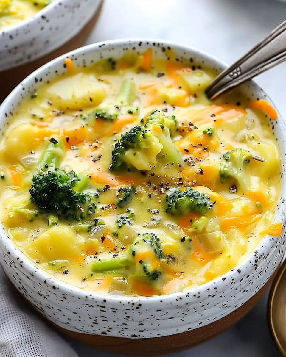 Broccoli Potato Cheese Soup: Easy Comfort Food Upgrade with Turkey Bacon