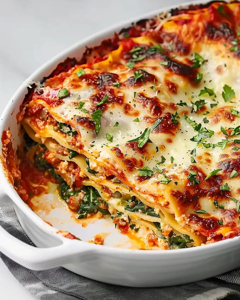 Cheesy Spinach-Zucchini Lasagna: The Best Comfort Food Delight
