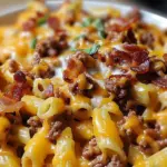 Loaded Bacon Cheeseburger Pasta