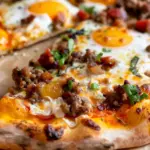 sausage breakfast pizza