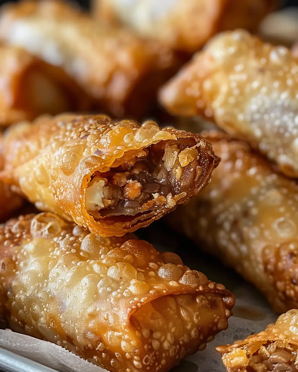 Crispy Golden Brown Egg Rolls: The Best Turkey Bacon Delight