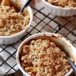 Individual Apple Crisp Desserts