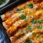 Easy Bean and Cheese Enchiladas