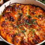 Sweet Potatoes au Gratin