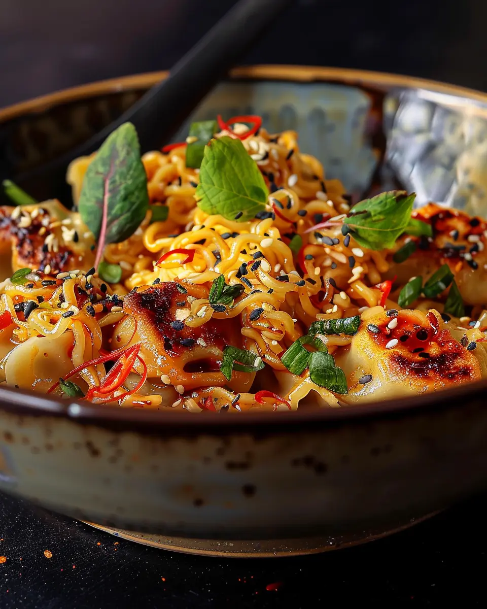 Dumpling Ramen Bake: The Best Comfort Food Your Family Will Love