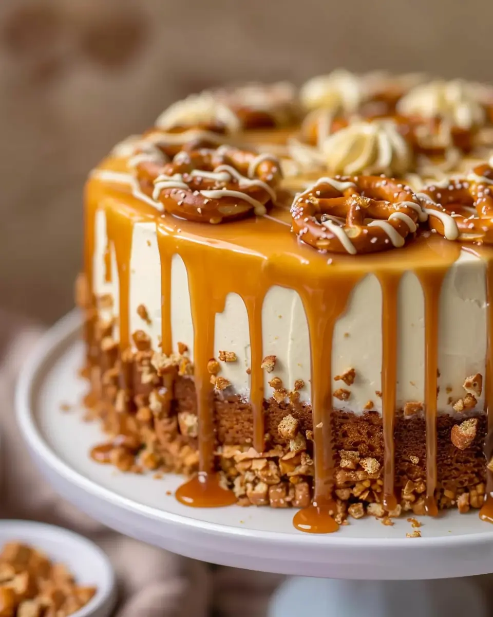 Salted Caramel and Pretzel Cake: An Indulgent Treat for Any Occasion