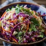 Crunchy Asian Cabbage Slaw with Addictive Sesame Dressing: A Bright, Bold, Irresistible Classic