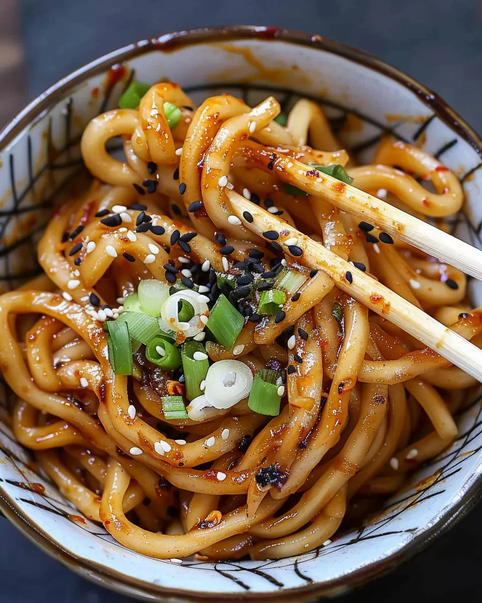 Chili Garlic Udon Noodles: Easy and Delicious Recipe for Home Chefs
