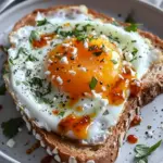 Cottage Cheese Egg & Sriracha Protein Toast