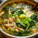 Ginger Chicken and Rice Soup with Bok Choy: Your Ultimate Comfort Bowl