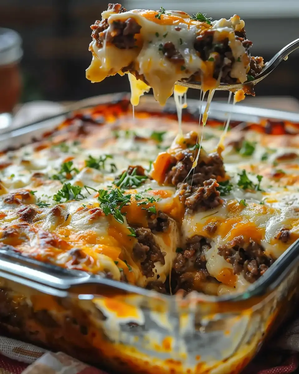 Cattle Drive Casserole: Easy Comfort Food with Turkey Bacon &amp; Chicken Ham