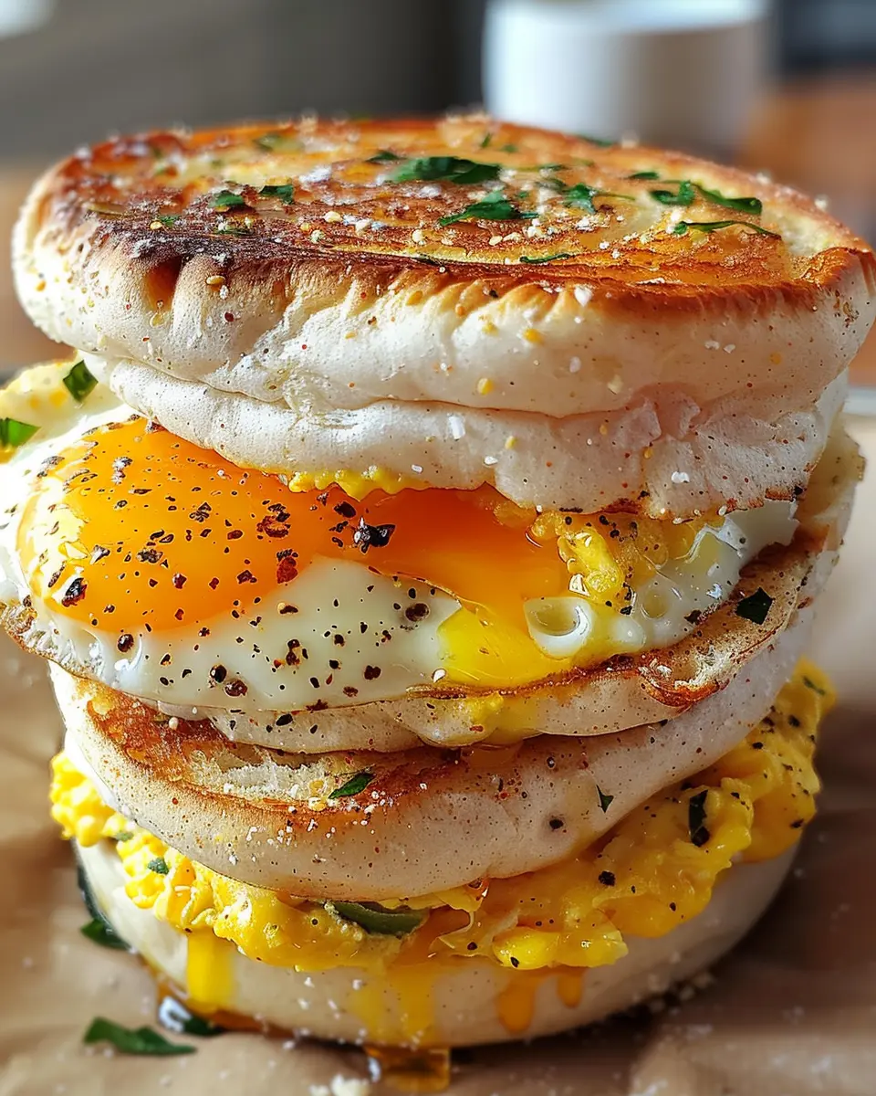 Viral Egg Sandwich Muffin with Turkey Bacon for a Healthy Twist