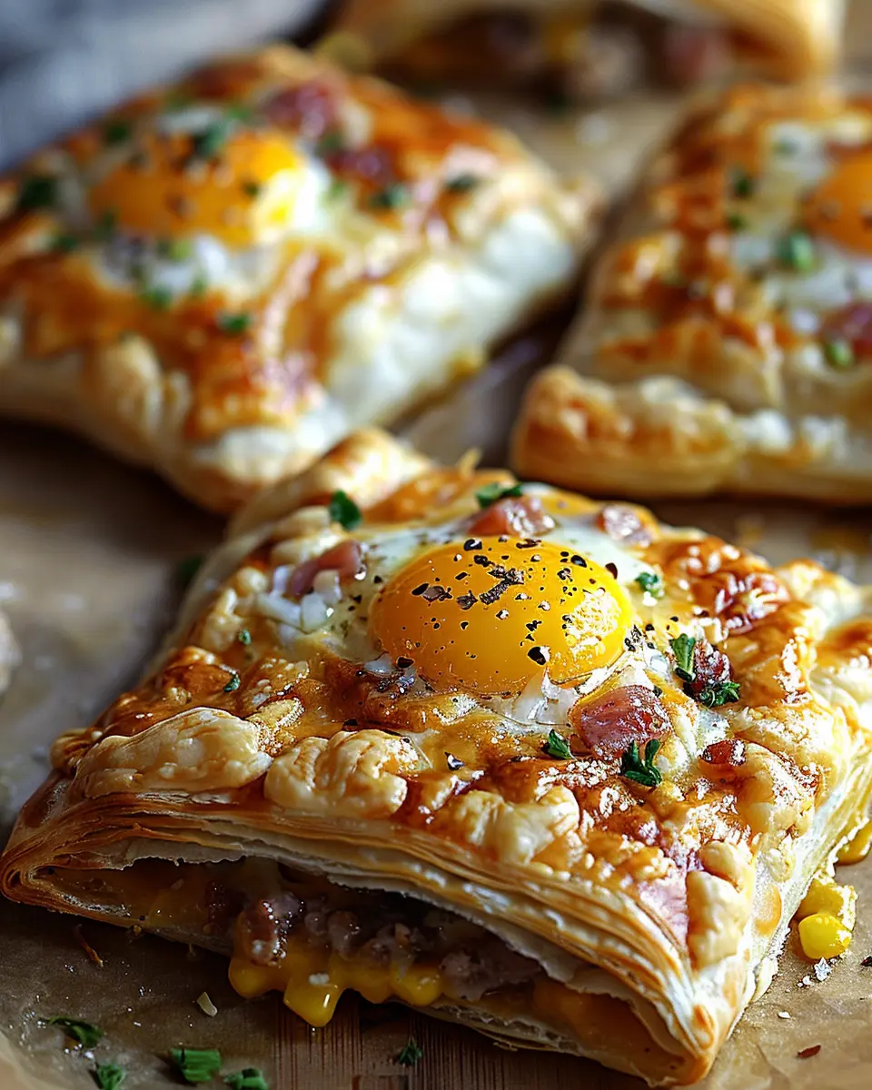 Savory Breakfast Pop-Tarts with Turkey Bacon and Chicken Ham Delight