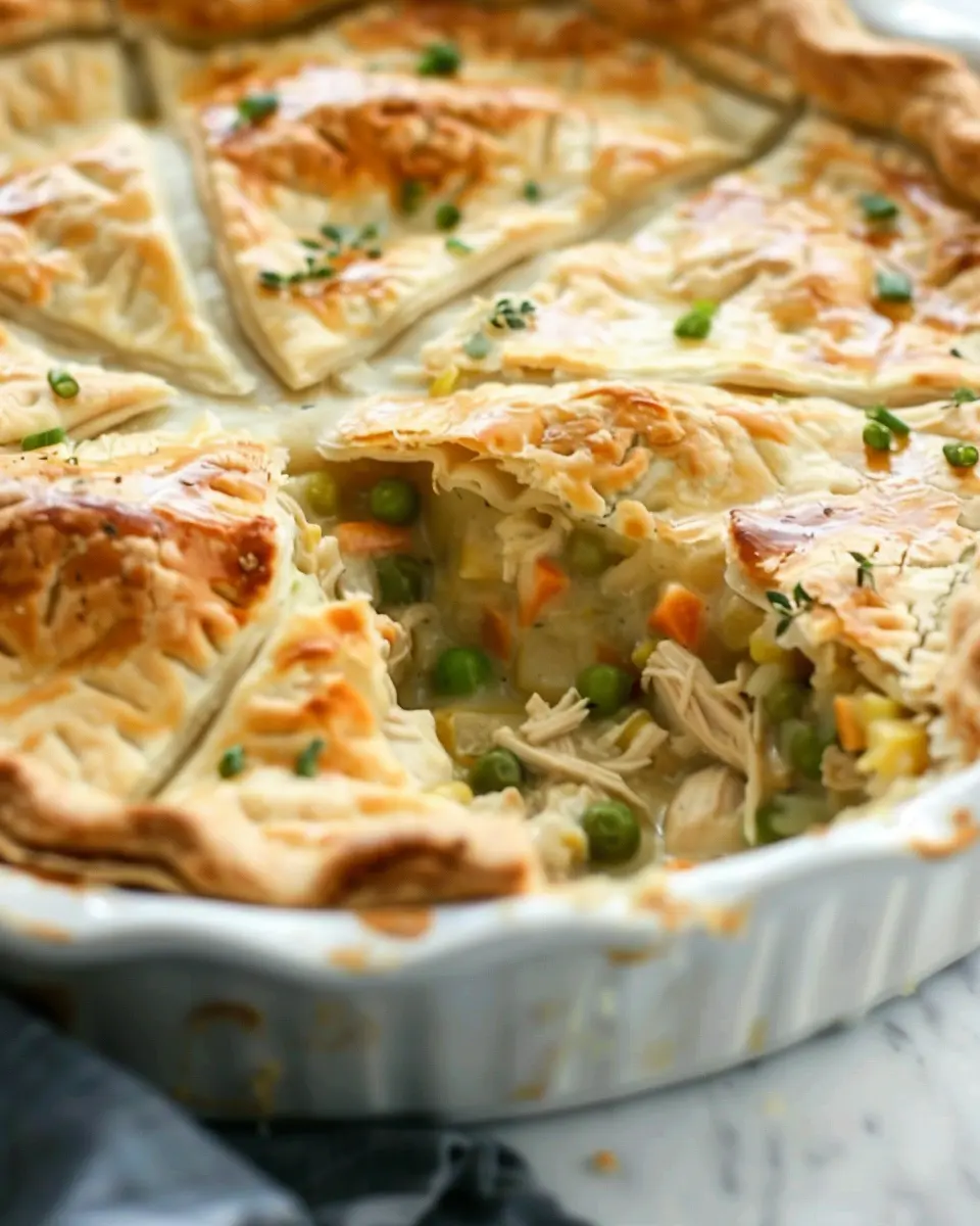 Chicken Pot Pie Recipe: Indulgent Comfort Food with Turkey Bacon